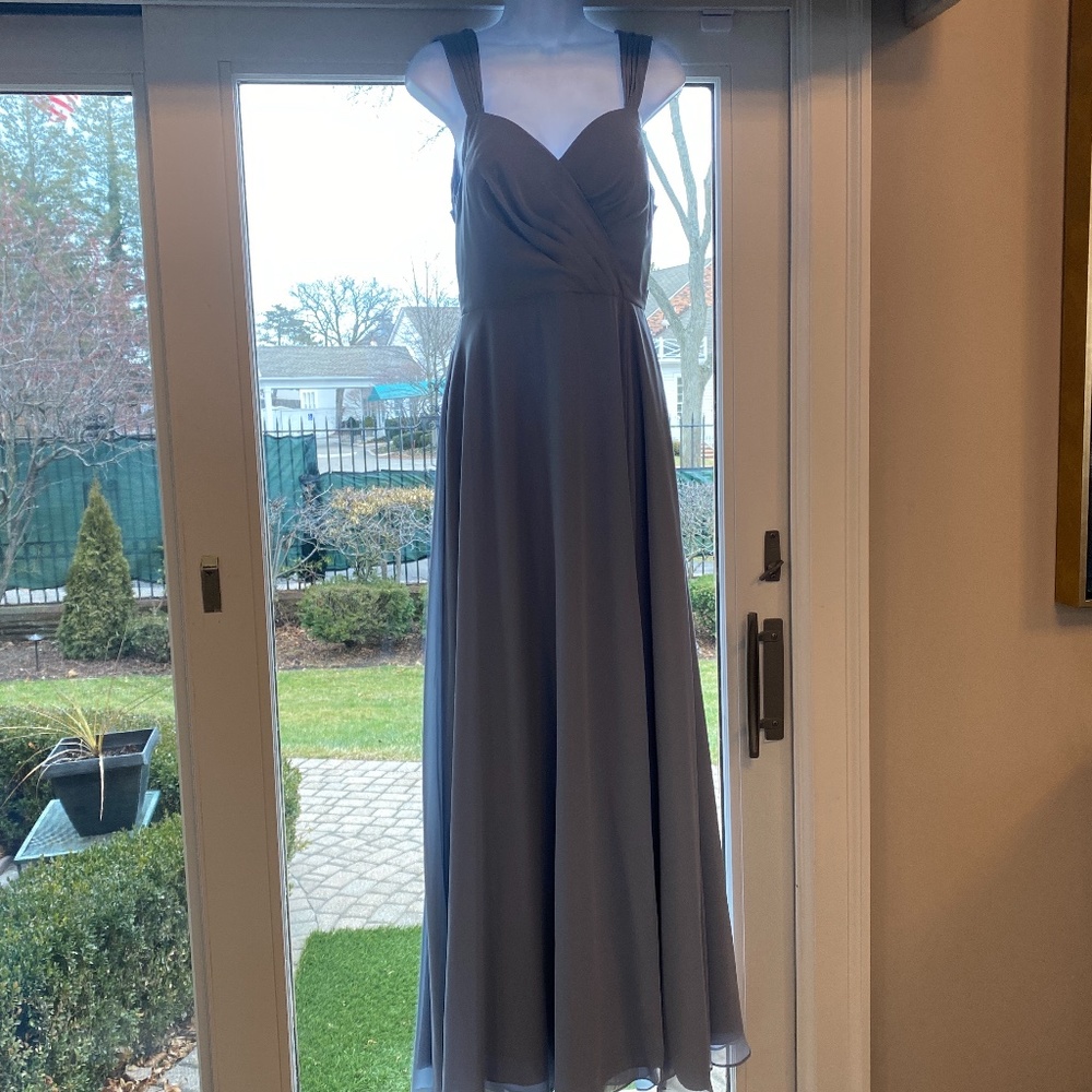 Azazie Size A8 Blue Bridesmaid Gown
